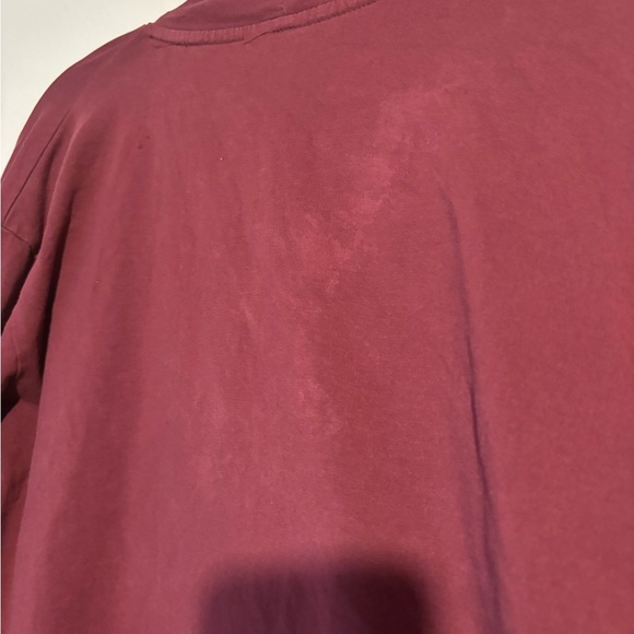 Goofandy women's maroon long sleeve open front long cardigan sweater L - Picture 9 of 10